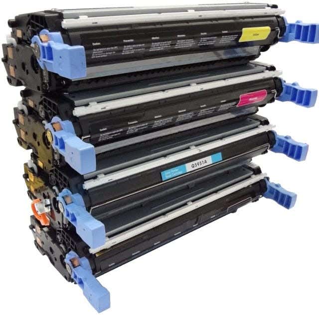 HP 643A Remanufactured Laser Toner Cartridges 4-Pack